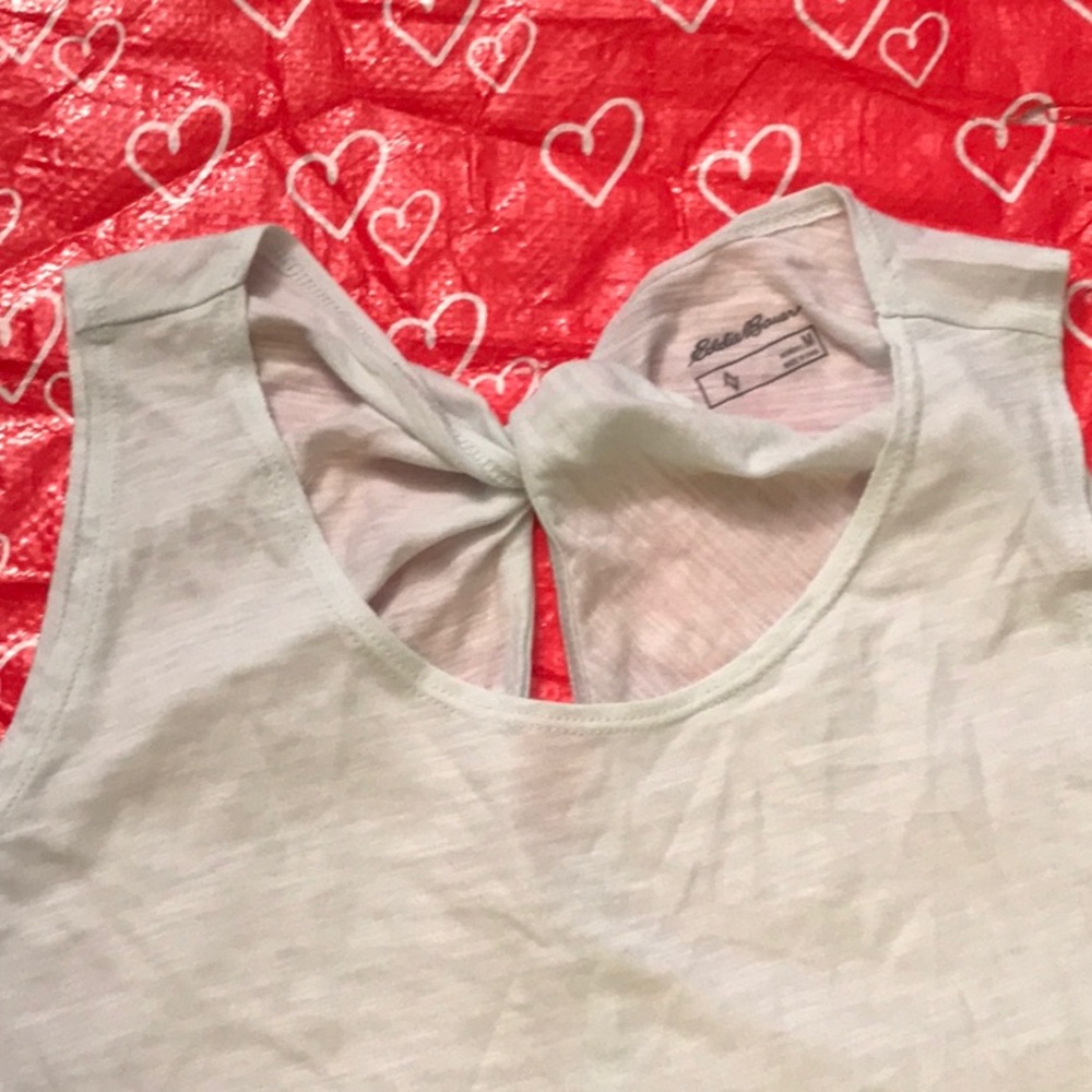 Eddie Bauer Tank Top Gate check twist back - Picture 7 of 9